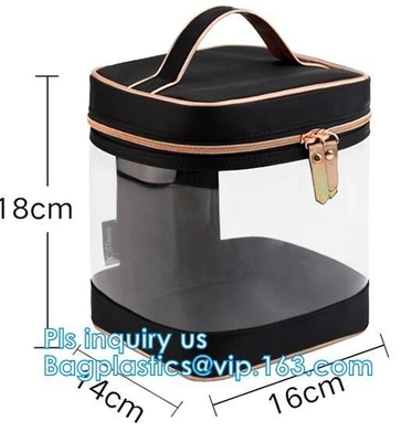 zak van pvc van bevorderingsZip lockkk de kosmetische, de vinyl costmetic zak van pvc voor verpakking, Kosmetische Zak met Ritssluitingssuikergoed Carry Bag, pakken
