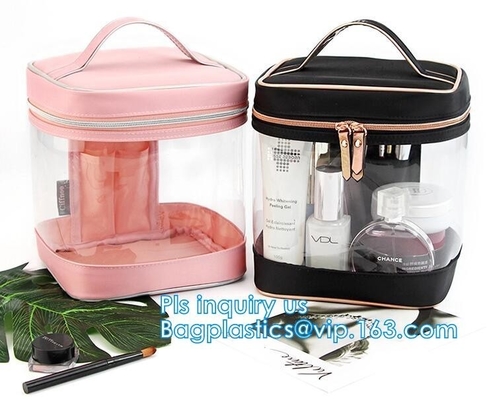 zak van pvc van bevorderingsZip lockkk de kosmetische, de vinyl costmetic zak van pvc voor verpakking, Kosmetische Zak met Ritssluitingssuikergoed Carry Bag, pakken