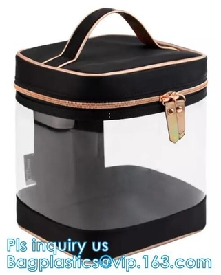 zak van pvc van bevorderingsZip lockkk de kosmetische, de vinyl costmetic zak van pvc voor verpakking, Kosmetische Zak met Ritssluitingssuikergoed Carry Bag, pakken