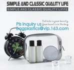 De duidelijke Carry On Travel Toiletry Bag-Zak van de de Reis Kosmetische Make-up van pvc, de Openluchtritssluiting B van reis stevige duurzame transparante pvc