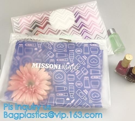 vinylritssluitingszak/Duidelijke vinyl de schuifzak van de schuifzak, Berijpte Zip lockkk-de hangerzak van zakeva PVC voor kleren, de vorst D van EVA