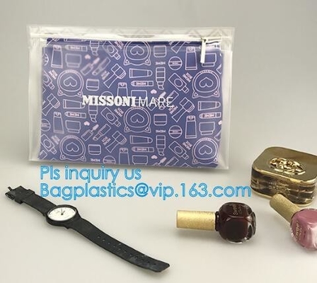 vinylritssluitingszak/Duidelijke vinyl de schuifzak van de schuifzak, Berijpte Zip lockkk-de hangerzak van zakeva PVC voor kleren, de vorst D van EVA