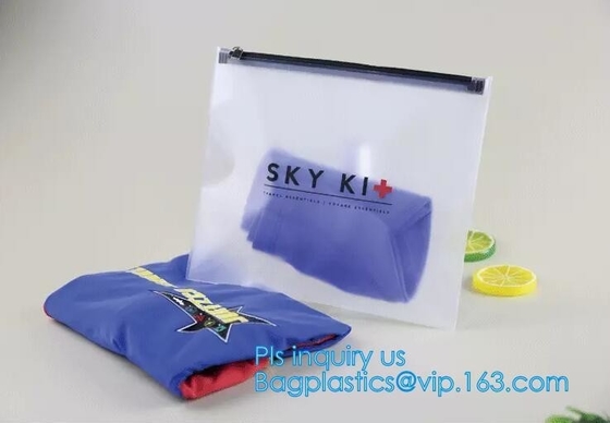 De milieuvriendelijke Duidelijke Reis EVA Cosmetic Bag met de Sluiting van de Schuifritssluiting, de druk van de steenschuif paste berijpte pvc-zak aan