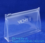 De veelkleurige Plastic Zakken van de Schuifritssluiting, kleine het pit transparante zak van pvc van de embleemdruk, Standup Kosmetische pvc-Zak met Schuif