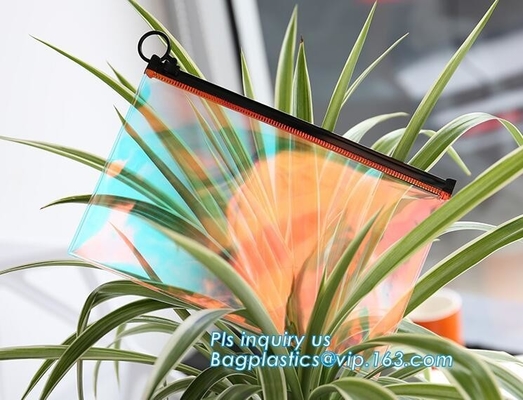 Pu van de jong geitjehandtas de Goedkopere Plastic Zak van Pvc van de Ritssluitingsschuif Duidelijke, de Zak Plastic Zak van de Schuifritssluiting voor Kaart, ritssluitings verpakkende zak