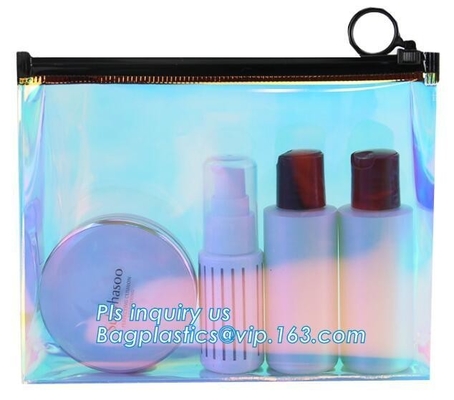 Eva Clothing Packaging Plastic Clear-Ritssluitingszak met Schuif, pvc-de zak van de schuifritssluiting voor juwelen, potloodgeval, schuif zi