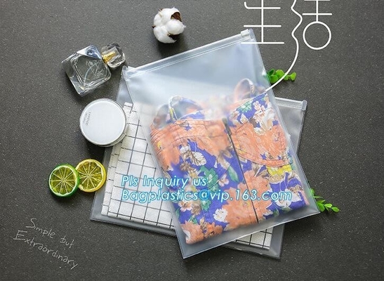 De vlakke het Type van Zakzak Duidelijke zak van de SchuifZip lockkk van pvc Plastic, de swimwear verpakkende zakken van Eva, de zakken van de schuifritssluiting voor handdoek, gleed