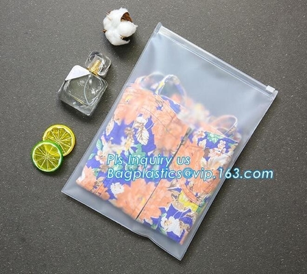 De vlakke het Type van Zakzak Duidelijke zak van de SchuifZip lockkk van pvc Plastic, de swimwear verpakkende zakken van Eva, de zakken van de schuifritssluiting voor handdoek, gleed