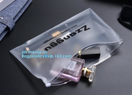 Berijpte de Kleding van de Make-up Kosmetische Zak Verpakkingsschuif Verpakking met Zip lockkk