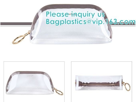 de de buiszak van pvc van het cilinderpit met hangt haak voor de make-upzakken van pvc van het opslagondergoed draagbare, de Plastic pa van Buis Cilindrische pvc