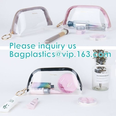 de de buiszak van pvc van het cilinderpit met hangt haak voor de make-upzakken van pvc van het opslagondergoed draagbare, de Plastic pa van Buis Cilindrische pvc