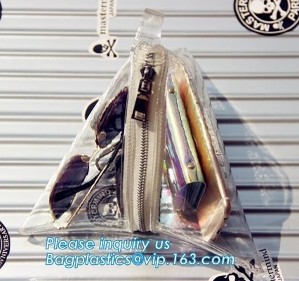 Pvc-van de de Zakhand van het Vrouwenhologram van de de Koppelingen de Kleine Ketting Handtas van de de Dames Transparante Laser, de Transparante Koppeling Tote Bag van DIY