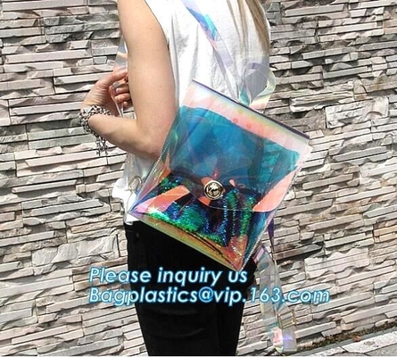 De volwassen van de de Rugzakstudent van het Jonge geitjesneon Duidelijke Plastic Transparante Rugzak van New Bag School, de rugzak van het manierneon, RUGZAK, PAC