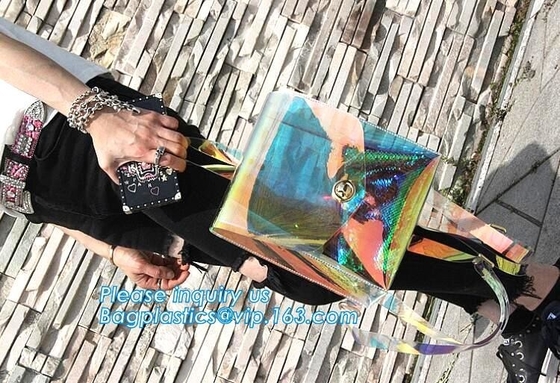 De volwassen van de de Rugzakstudent van het Jonge geitjesneon Duidelijke Plastic Transparante Rugzak van New Bag School, de rugzak van het manierneon, RUGZAK, PAC