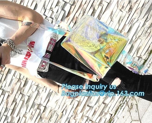 De volwassen van de de Rugzakstudent van het Jonge geitjesneon Duidelijke Plastic Transparante Rugzak van New Bag School, de rugzak van het manierneon, RUGZAK, PAC