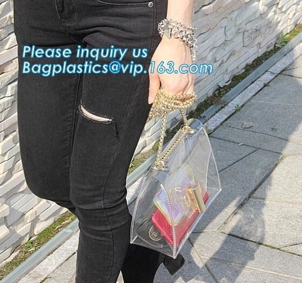 Waterdicht Tote Bag voor Tienermanier en Elegante vrouw, de Duurzame Duidelijke Pvc-Rugzak van de Ritssluitingszak voor Beste Prijs, pvc Shoulde