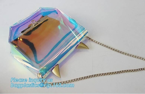 Strand van de het Suikergoedkleur van geleipvc het Materiële, de Zak van de Vrouwenschouder, van de de schouderzak van pvc van de strandzak de waterdichte zakken van de de leurdertotalisator kleine