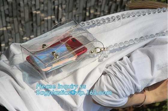 van de de portefeuilles kleine schouder van vrouwen de boodschapperszak met de strook van de metaalketting, de Veelkleurige Beurs van de Ritssluitingsportefeuille, waterdicht mobiel c