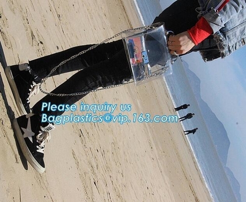 Handtas van de de Slingerzwerver van pvc van het Leuke Meisje van de kettingszak de Duidelijke Transparante, pvc-Vrouwenhandtas, pvc-de handtas van de Strandzak/Maniervrouwen h