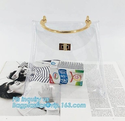 Aangepaste pvc-Schouderzak, van het de Vrouwenstrand van het Handvatpatroon van de Zakpvc de Schouder Tote Bag, pvc-de verpakken en verzenden van de de schooltastotalisator van schouderhandtassen