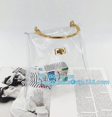 Aangepaste pvc-Schouderzak, van het de Vrouwenstrand van het Handvatpatroon van de Zakpvc de Schouder Tote Bag, pvc-de verpakken en verzenden van de de schooltastotalisator van schouderhandtassen