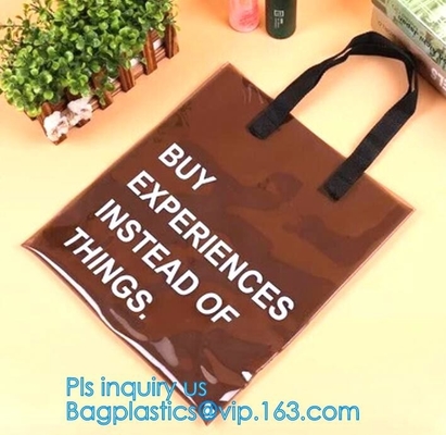 Van de Handtas de Transparante Pvc van maniervrouwen Zak van de het Strand Enige Schouder Duidelijke, promotiepvc-schouderzakken, portefeuille, beurs, pac