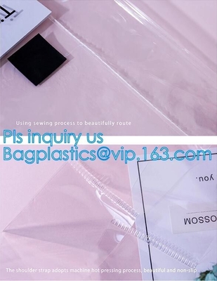 de buitensporige handtassen van zakken elegante transparante pvc, douanehandtassen maakten in China, het winkelen de dames van handtaspvc het winkelen handtas