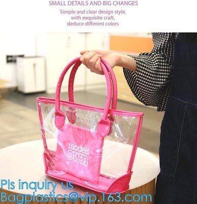het winkelen van druk de glanzende pvc zak van de schoudertotalisator voor vrouwen, Unisex- van de het Lichaamszak van pvc Dwars de Schouderzak, Schouder Tote Pouch Clear