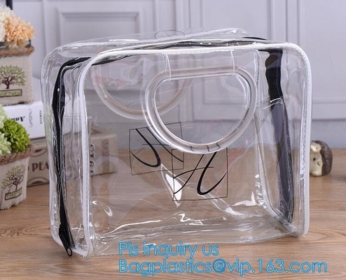 de vinyl van de de schoudertotalisator van het drukstrand van de de zakmanier buitensporige handtas een opslagzak binnen, de Schouderzak Tran van pvc van het de Zomerstrand Duidelijke