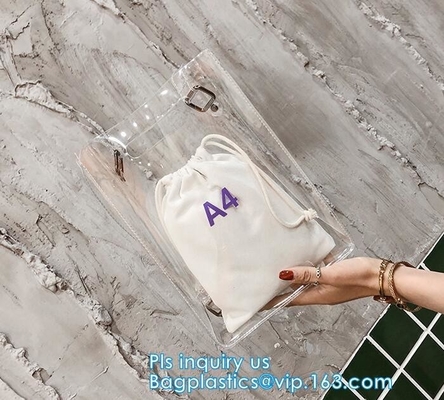 Handtas van de de Vrouwenmanier van kristalpvc de Transparante, pvc-Vrouwenzakken Tote Beach Handbags, van alibabapvc van China de handtasvervaardiging