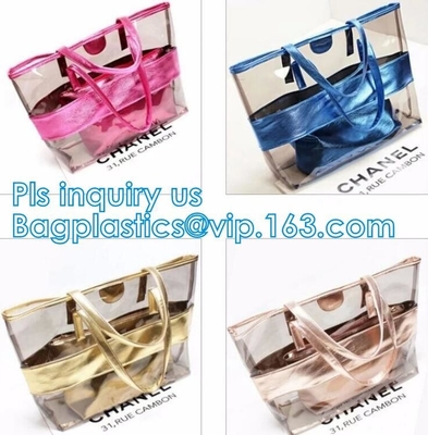 Van de het Metaalketting van Shinningspvc de de Meisjesmanier Mini Handbags, Modieuze de totalisatorzakken van Vrouwenpvc zet suikergoedhandtas, totalisatorklant op gelei