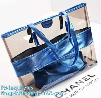 Van de het Metaalketting van Shinningspvc de de Meisjesmanier Mini Handbags, Modieuze de totalisatorzakken van Vrouwenpvc zet suikergoedhandtas, totalisatorklant op gelei