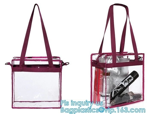 Populaire Damepu duidelijke schouderhandtas voor vrouwen, van de de Tienermanier van Eco de Vriendschappelijke Handtas van Pvc Duidelijke, de Populaire Muur van de Schouderzak