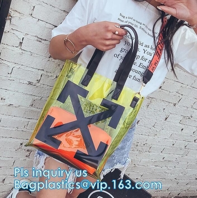 Van de de Hangerritssluiting van het booghandvat Zak van het Slot doet de Kosmetische Pvc met Zip lockkk, de gift duidelijke vinyl plastic verpakkende ritssluiting van de handvatzak w in zakken