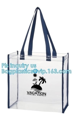 van het de totalisatorhandvat van pvc van de strandbikini de plastic verpakkende zakken, van de de organisatorzak van de reiswas van de het handvatritssluiting de kosmetische zakken, kosmetische zak
