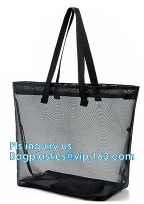 Mesh Foldable Organizer Cosmetic Makeup-Toiletry Zak, Promotiepvc Mesh Cosmetic Bag, de Rode kosmetische zak van het lippennetwerk, pak