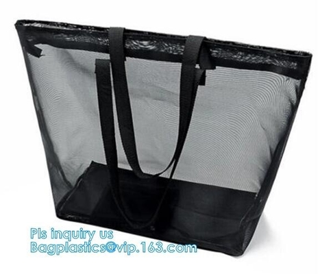 Mesh Foldable Organizer Cosmetic Makeup-Toiletry Zak, Promotiepvc Mesh Cosmetic Bag, de Rode kosmetische zak van het lippennetwerk, pak