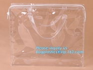 OEM Zippered ontruimt de Algemene het Dekbedzak van pvc van Organisatorstorage bag large, Vinylzakken met Handvatten de Ritssluitingszak van Make-up Vastgestelde pvc