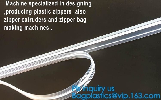 multi gekleurde transparante plastic gemakkelijke scheurritssluiting, sluitingspe ritssluiting van de zak de duidelijke pers lok, reclosable persritssluiting