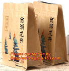 Het Document van foliekraftpapier passen de Verpakkende Zakken Doypack van de Zakkokosnoot met Duidelijk Venster, het Voedsel van 500g 1kg 16oz Ziplockk Verpakkingszak aan