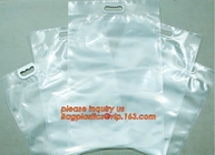 1 kg 2 kg 5 kg-rijst verpakkende zak met handvat plastic zakken voor rijst verpakking, de vriendschappelijke originele vierkante sterke bodem van Eco