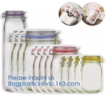 Het FDA Aangepaste Voedsel van het Keuken Opnieuw te gebruiken silicone, Snack, Groente, de Zak van de Vleesopslag, Vrije Ziplockk de Snackzakken van BPA voor Preserv