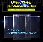 CPP/PET plastic Cellofaan Verpakkende Zakken voor Kleren, Biologisch afbreekbare van het Kledingstukzakken van OPP CPP Goedkope Plastic bageasebagplasti