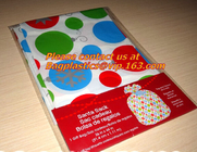 De reuzegift pakt Zakken van het de Bodem Verpakkende Suikergoed van de verjaardags de polWedding Gift Decoratieve Vierkante voor Reuze Plastic Kerstmiszakken in