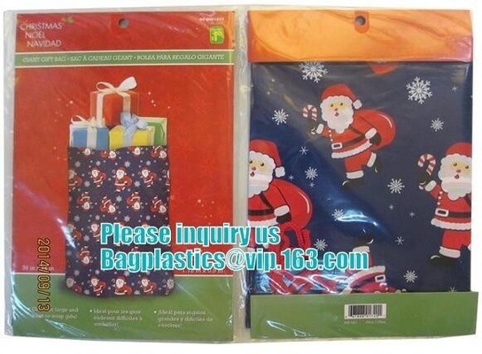 De grote Zak van Kerstmisdrawstring van Santa Sacks Cotton Bags 100%Cotton, de giftzak van Kerstmissokken, Santa Sack For Decoration pac