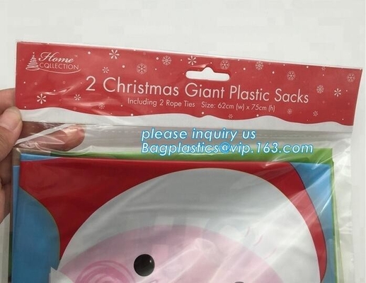 LDPE de Plastic Reuze Polyzak van het Kerstmishuis voor van de de Zak Goedkope Prijs van de Giftfiets van de Kerstmisdecoratie bagplasticsbedelaars van Santa Bag