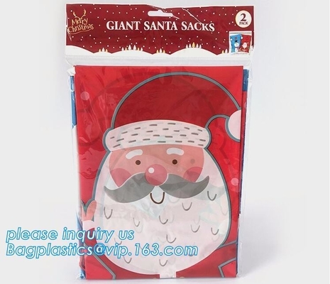 reuze plastic gift polyzak 36 santazak van &quot; *44“ voor gift, Reuzesanta sack voor Kerstmisgift verpakking-1 pakketbagease