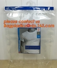 O Ring Hanger EVA Zipper Bag Transparent de Hanger van pvc haakt Verpakkende Zak in de Leveranciers van China, overhemds verpakkende zakken, Hanger vast