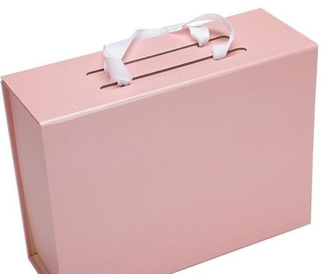 De Luxe het Kleine Document van het douaneontwerp Vakje van de Kartonlade, de Roze Document vouwbare giftvakje verpakkende Room Kosmetisch BO van de Huidzorg