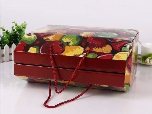 Vouwbaar het document van de luxe magnetisch houtvezelplaat vakje voor kosmetische verpakking, Groot luxe wit vouwbaar het winkelen giftdocument vakje voor